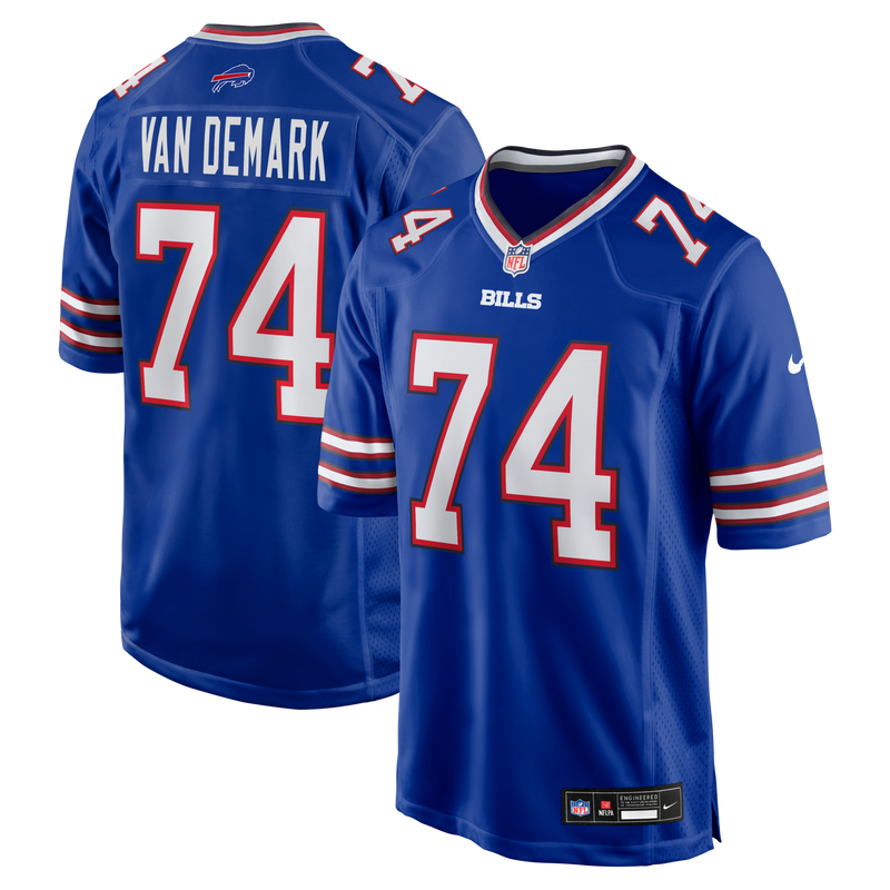 Ryan Van Demark Buffalo Bills Football Jersey, Royal Game Sportswear Jersey Shirt, Lightweight Breathable Athletic Jersey, Casual Gift for Men