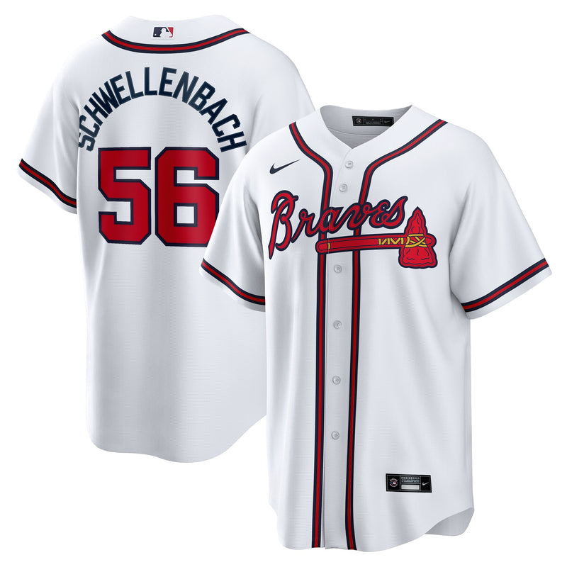Spencer Schwellenbach Atlanta Braves Baseball Jersey, Sportswear Jersey Shirt, Lightweight Athletic Jersey, Casual Gift for Men, Style 202899643
