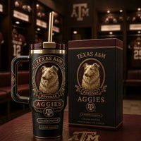 TAMU Reveille - A Portrait Study in Maroon and Gold