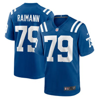 Bernhard Raimann Indianapolis Colts Football Jersey, Royal Sportswear Jersey Shirt, Lightweight Breathable Athletic Jersey, Casual Gift for Men