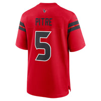 Jalen Pitre Houston Texans Football Jersey, Red Game Sportswear Jersey Shirt, Lightweight Breathable Athletic Jersey, Casual Gift for Men