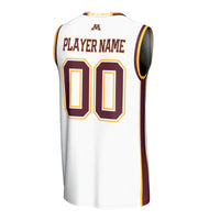 Minnesota Golden Gophers Basketball Jersey, White Sportswear Jersey Shirt, Sleeveless Athletic Tank Jersey, Casual Gift for Men, Style 202658220