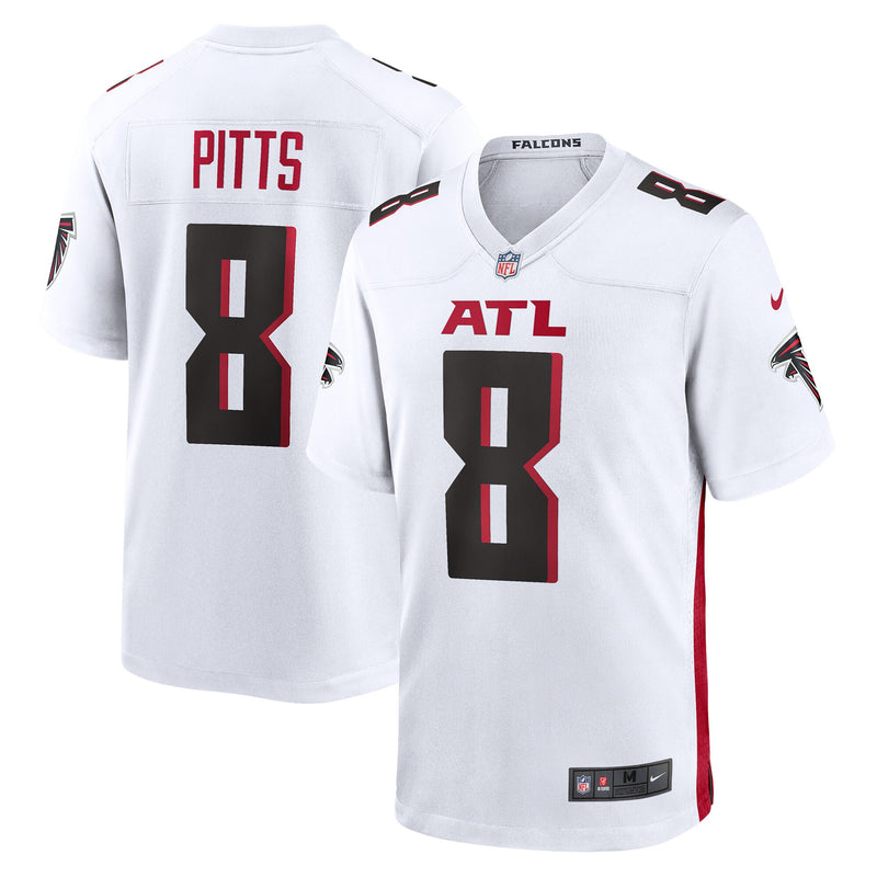 Kyle Pitts Atlanta Falcons Football Jersey, White Game Sportswear Jersey Shirt, Lightweight Breathable Athletic Jersey, Casual Gift for Men