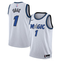 Jonathan Isaac Orlando Magic Basketball Jersey, White Replica Sportswear Jersey Shirt, Sleeveless Athletic Tank Jersey, Casual Gift for Men