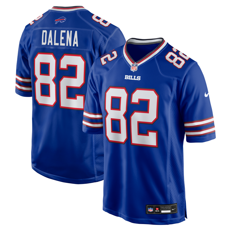 Mac Dalena Buffalo Bills Football Jersey, Royal Game Sportswear Jersey Shirt, Lightweight Breathable Athletic Jersey, Casual Gift for Men