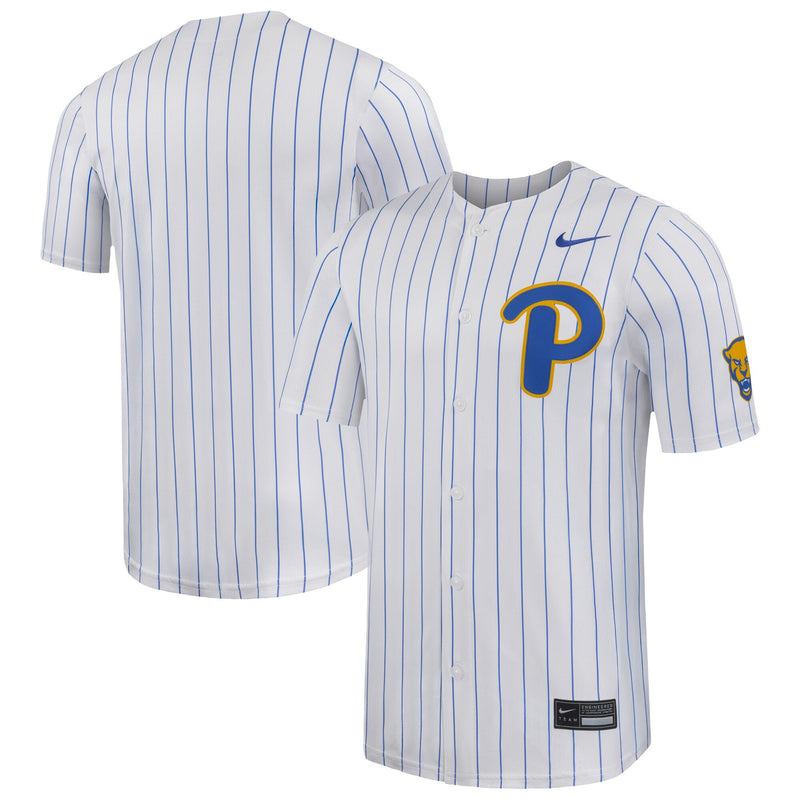 Pitt Panthers Baseball Jersey, White Limited Sportswear Jersey Shirt, Lightweight Breathable Athletic Jersey, Casual Gift for Men