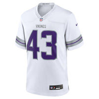 Andrew Van Ginkel Minnesota Vikings Football Jersey, White Sportswear Jersey Shirt, Lightweight Breathable Athletic Jersey, Casual Gift for Men