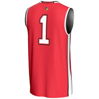 Illinois State Redbirds Basketball Jersey, Red Lightweight Sportswear Jersey Shirt, Sleeveless Athletic Tank Jersey, Casual Gift for Men