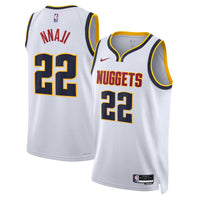 Zeke Nnaji Denver Nuggets Basketball Jersey, White Swingman Sportswear Jersey Shirt, Sleeveless Athletic Tank Jersey, Casual Gift for Men