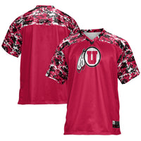 Utah Utes Football Jersey, Red Sportswear Jersey Shirt, Lightweight Breathable Athletic Jersey, Casual Gift for Men, Style 4728761