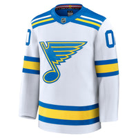 St. Louis Blues Hockey Jersey, White Premium Sportswear Jersey Shirt, Long Sleeve Hockey Sweater Jersey, Casual Gift for Men, Style 203133906