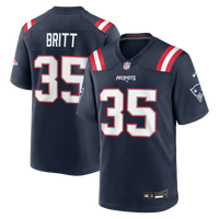 K.J. Britt New England Patriots Football Jersey, Navy Game Sportswear Jersey Shirt, Lightweight Breathable Athletic Jersey, Casual Gift for Men