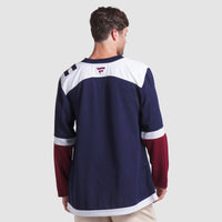 Colorado Avalanche Hockey Jersey, Navy Premium Sportswear Jersey Shirt, Long Sleeve Hockey Sweater Jersey, Casual Gift for Men, Style 202055759