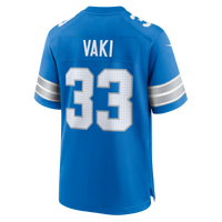 Sione Vaki Detroit Lions Football Jersey, Blue Game Sportswear Jersey Shirt, Lightweight Breathable Athletic Jersey, Casual Gift for Men
