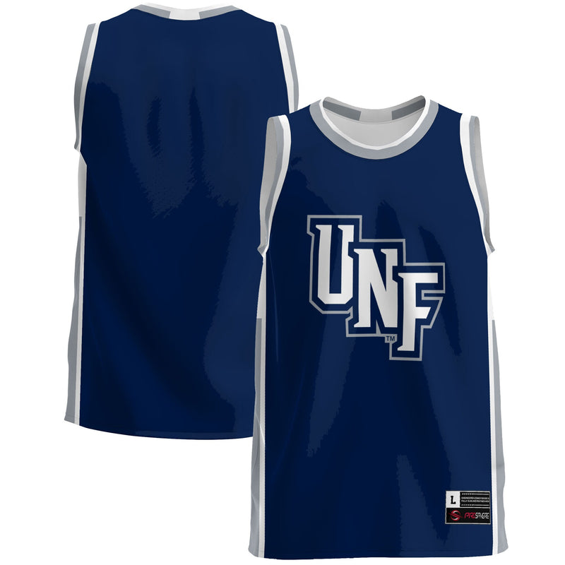 UNF Ospreys Basketball Jersey, Blue Lightweight Sportswear Jersey Shirt, Sleeveless Athletic Tank Jersey, Casual Gift for Men