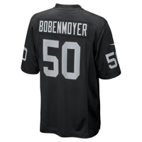 Jacob Bobenmoyer Las Vegas Raiders Football Jersey, Black Sportswear Jersey Shirt, Lightweight Breathable Athletic Jersey, Casual Gift for Men