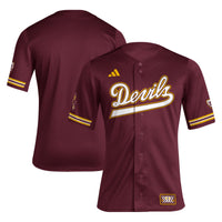 Arizona State Sun Devils Baseball Jersey, Maroon Replica Sportswear Jersey Shirt, Lightweight Breathable Athletic Jersey, Casual Gift for Men