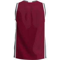 Northwestern Ohio Racers Basketball Jersey, Burgundy Lightweight Sportswear Jersey Shirt, Sleeveless Athletic Tank Jersey, Casual Gift for Men