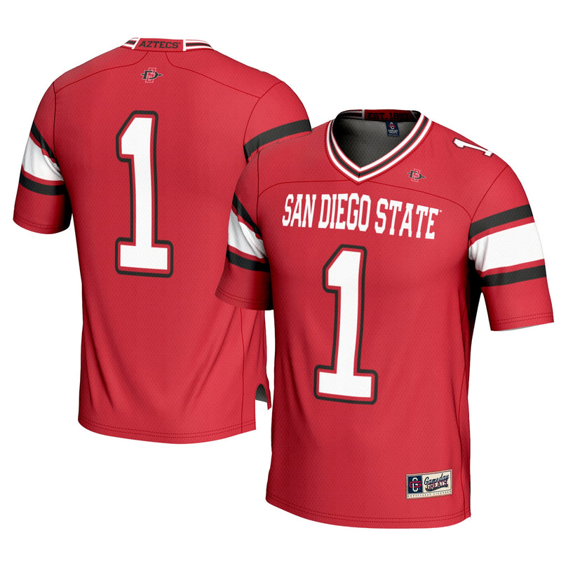 San Diego State Aztecs Football Jersey, Sportswear Jersey Shirt, Lightweight Breathable Athletic Jersey, Casual Gift for Men, Style 200447715