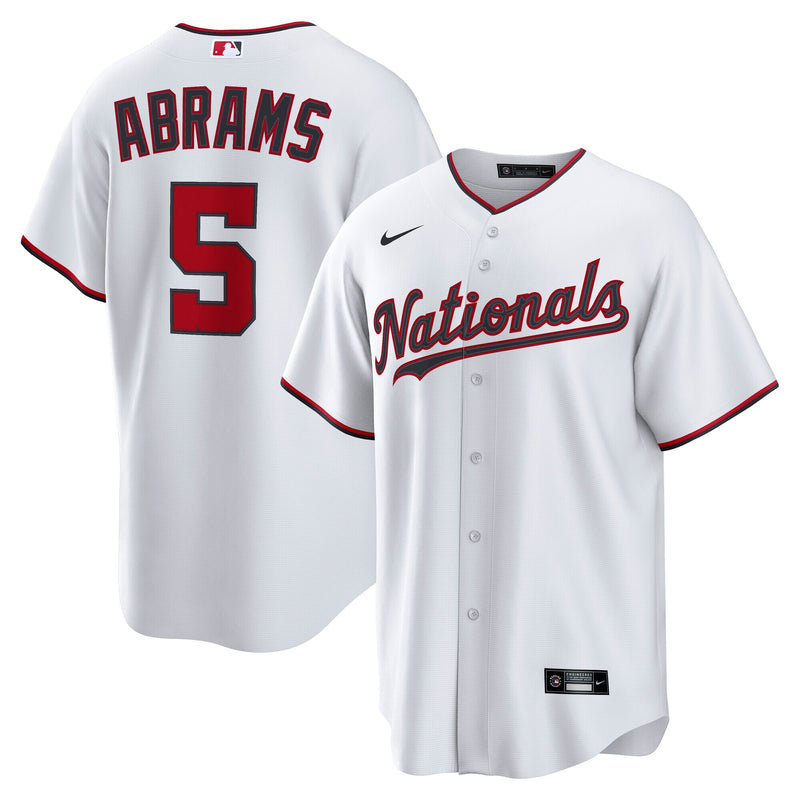 CJ Abrams Washington Nationals Baseball Jersey, Sportswear Jersey Shirt, Lightweight Athletic Jersey, Casual Gift for Men, Style 202846187