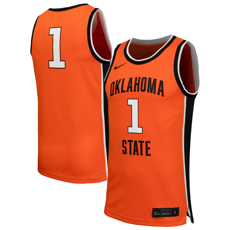 Oklahoma State Cowboys Basketball Jersey, Orange Replica Sportswear Jersey Shirt, Sleeveless Athletic Tank Jersey, Casual Gift for Men