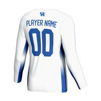 Kentucky Wildcats Volleyball Jersey, White Sportswear Jersey Shirt, Lightweight Breathable Athletic Jersey, Casual Gift for Men, Style 200461829