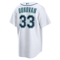 Brendan Donovan Seattle Mariners Baseball Jersey, White Sportswear Jersey Shirt, Lightweight Breathable Athletic Jersey, Casual Gift for Men