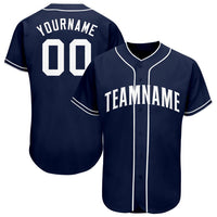Custom Baseball Jersey, Navy Sportswear Jersey Shirt, Athletic Button Down Moisture Wicking Jersey, Casual Gift for Men, Style SandiegoM0031